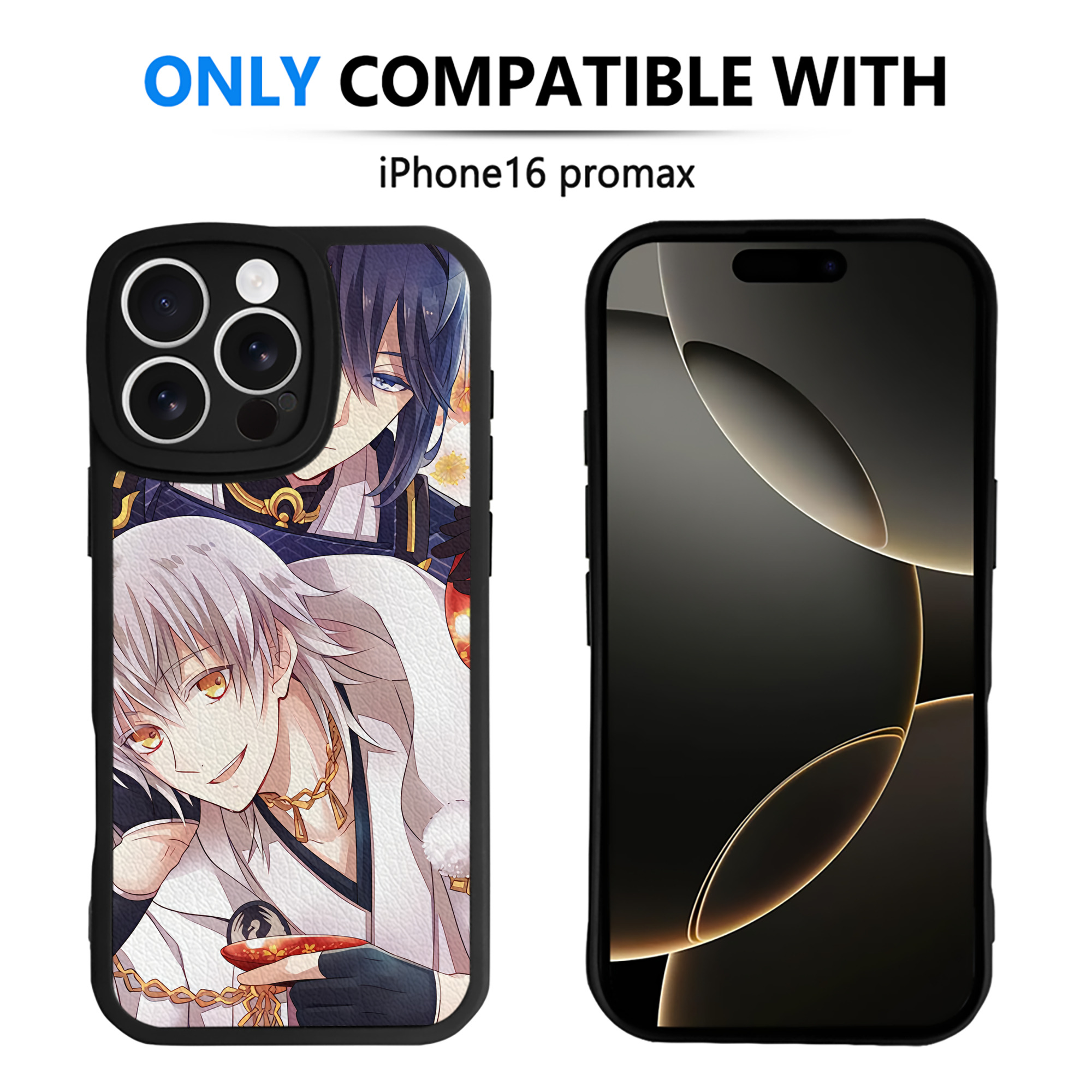（画像用） 刀剣乱舞 Touken Ranbu 【iPhone 16シリーズ対応】シリコンスマホケース（レザー調） 材質：シリコン